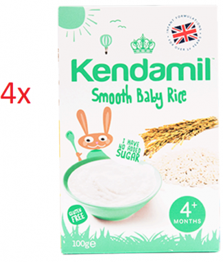 4x Jemná detská ryžová kaša 100 g Kendamil