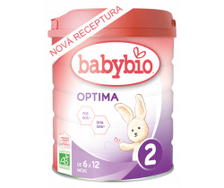 6x Dojčenské Bio mlieko Babybio Optima 2 800 g