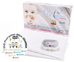 Monitor dychu s dvomi senzorovými podložkami Baby Control Digital BC-210