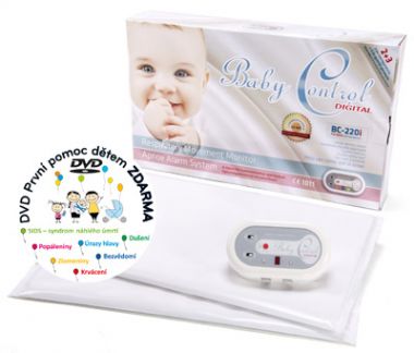 Monitor dychu pre dvojčatá Baby Control Digital BC-220i