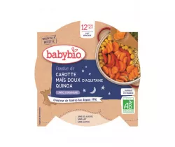 Babybio Good Night menu mrkva a sladká kukurica s quinoa 230g