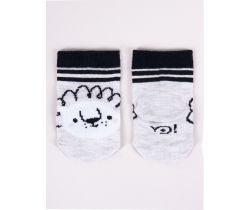 Bavlnené ponožky YO Grey Lion