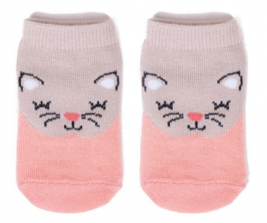 Bavlnené ponožky YO Pink Cat