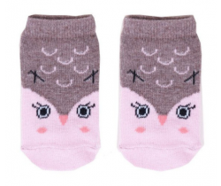 Bavlnené ponožky YO Pink Owl