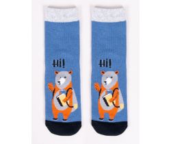 Bavlnené ponožky YO School Animal Bear