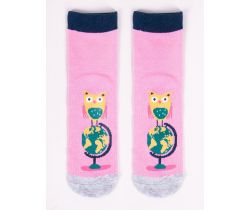 Bavlnené ponožky YO School Animal Owl
