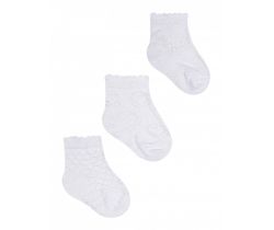 Bavlnené ponožky YO White Patterned