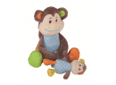Textilná postavička Bigjigs Baby Opička Cheeky Veľká