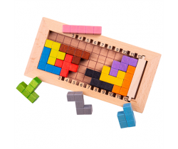 Drevený tetris Bigjigs Toys