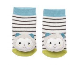 Hrkajúce ponožky Baby Fehn mačička Aiko & Yuki