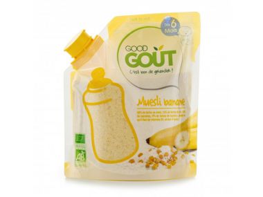 Detská banánová instantná kaše v prášku 200 g Good Gout Bio