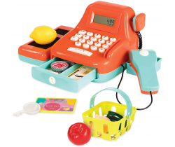 Detská pokladňa so zvukmi a kalkulačkou B-Toys