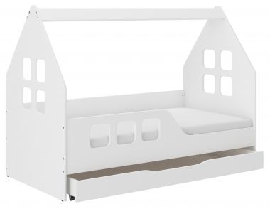 Detská posteľ so zásuvkou Wooden Toys House Left
