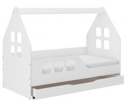 Detská posteľ so zásuvkou Wooden Toys House Left