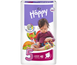 Plienky Bella Baby Happy Junior 5 (12-25 kg) 42 ks