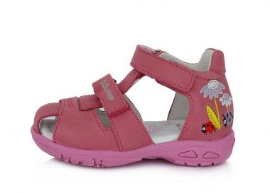 Detské sandále DDstep Ladybugs Red