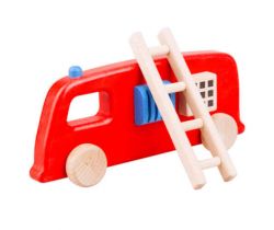 Drevená hračka Lobito Fire Truck