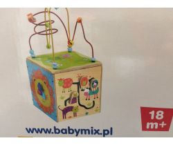Edukačná drevená kostka BabyMix 18m+
