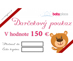 Elektronický darčekový poukaz 150 EUR - nakupujte samostatne