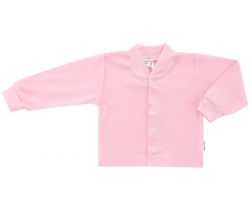 Dojčenský kabátik Esito bavlnený jednofarebný Pink