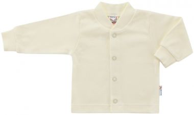 Dojčenský kabátik Esito bavlnený jednofarebný Cream