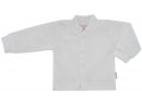 Dojčenský kabátik plyšový jednofarebný - biela / 74 Esito