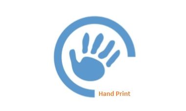 Detské fotorámčeky, Hand Print