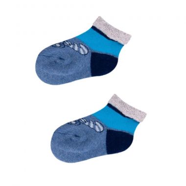Froté ponožky s protišmykovou úpravou Yo Blue Fly