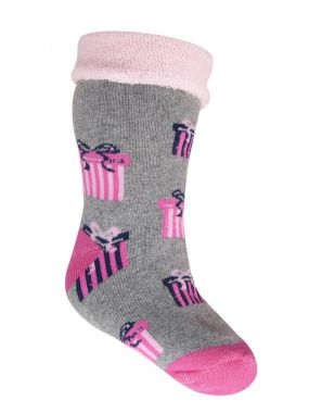Froté ponožky s protišmykovou úpravou Yo Grey Gift