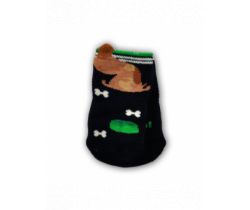Froté ponožky YO s 3D prvkom Dog