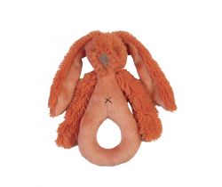 Plyšová hrkálka Happy Horse Zajačik Richie 18 cm Oranžový