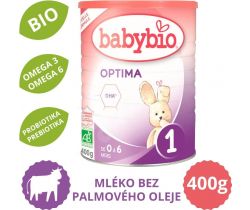 Dojčenské Bio mlieko 400 g Babybio Optima 1
