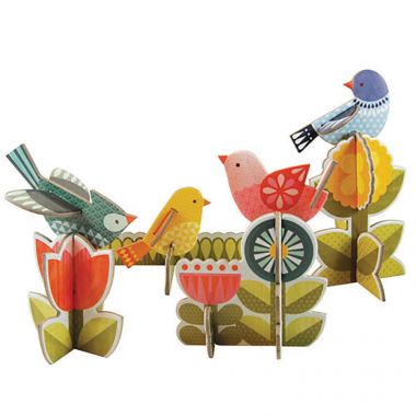 3D puzzle Petitcollage Vtáčiky