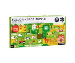 Bludisko a puzzle Petitcollage Farma