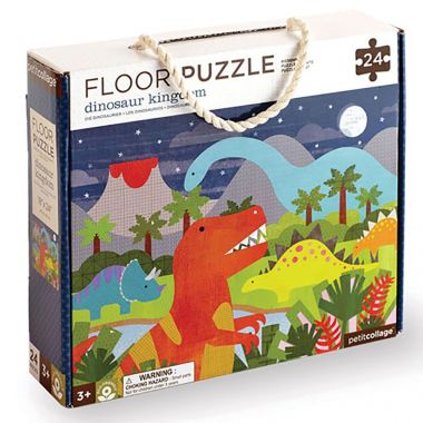 Podlahové puzzle Petitcollage Kráľovstvo dinosaurov