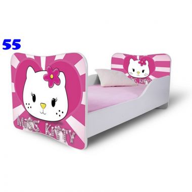 Detská posteľ Pinokio Deluxe Butterfly Hello Kitty 55