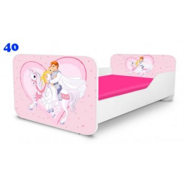 Detská posteľ Pinokio Deluxe Square Princ na koni 40