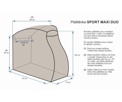 Pláštenka na kočík Emitex Sport Maxi Duo