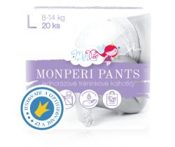 Plienkové nohavičky Monperi Pants L (8-13 kg) 20 ks