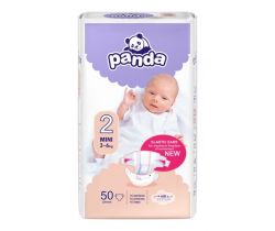 Plienky Bella Baby Panda Mini 2 (3-6 kg) 50 ks