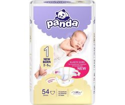 Plienky Bella Baby Panda Newborn 1 (2-5 kg) 54 ks