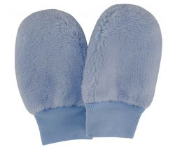 Plyšové rukavice veľ. 56 - 68 Esito Blue