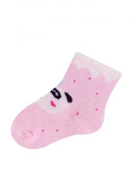 Ponožky froté Yo Pink Panda