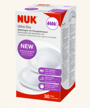 Prsné vložky 30 ks Nuk Ultra Dry