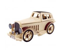 Drevené 3D puzzle RoboTime Klasický automobil 2