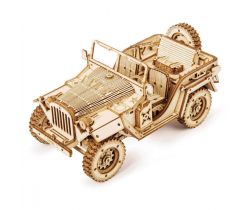 Drevené 3D puzzle RoboTime Vojenský džíp