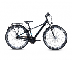 Detský bicykel troX EVO 7-Gang čierny/modrý S'COOL