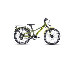 Detský bicykel S'COOL troX EVO 21s zelený/žltý
