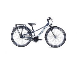 Detský bicykel S'COOL troX EVO anthracitový/tyrkysový
