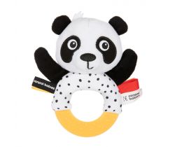 Senzorická hračka s hryzátkom a hrkálkou Canpol BabiesBoo Panda